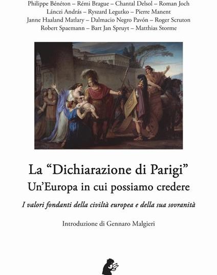 L’Europa che amiamo, l’Europa che vogliamo. La Dichiarazione di Parigi